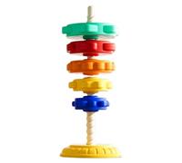 Spinner Stacker Toy | Rainbow Stacking Rings Educational Toy For 1-3 - Sensory Spin Stack Girls | For Early Learning Development Playroom Kindergarten Nursery Gift