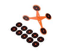 Spinner Target Reactive Rotating with 10 Paper Sheets