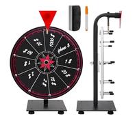 Spinner Wheel - Reward Wheel | Table | 12 Inch Swivel Wheel for Rewards with Eraser and Marker | Table Roulette 10 Slots Fortune Wheel for Fortune Spin