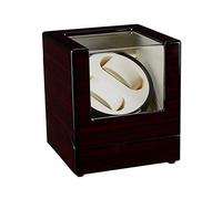 Spinner winding box Watch Winders - 2-digit Ebony Pattern Paint Mechanical Watch Automatic Winding Device Men and Women Watch Storage Box Household Mute Anti-magnetic Watch Shaker Quiet and well opera