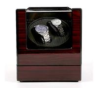 Spinner winding box Watch Winders - 5 Modes 2+0 Mechanical Watch Winder Display Jewelry Watch Storage Box Holder Motor Shaker Automatic Silent Watch Winding Rotator Quiet and well operated (Red+black