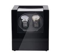 Spinner winding box Watch Winders - 5 Modes 2+0 Mechanical Watch Winder Display Jewelry Watch Storage Box Holder Motor Shaker Automatic Silent Watch Winding Rotator Quiet and well operated (Black+blac