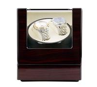 Spinner winding box Watch Winders - 5 Modes 2+0 Mechanical Watch Winder Display Jewelry Watch Storage Box Holder Motor Shaker Automatic Silent Watch Winding Rotator Quiet and well operated (Red+beige