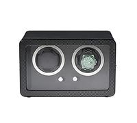 Spinner winding box Watch Winders - Black Carbon Fiber Watch Shaker with Door Frame Mechanical Watch Automatic Winding Device Silent Motor Rotating Watch Device Watch Storage Box Quiet and well operat