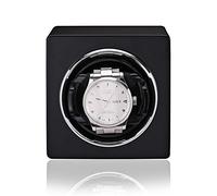 Spinner winding box Watch Winders - Classic Automatic Mechanical Watch Motor Shaker Red Orange Black Mini Single Watch Winding Device Watch Holder Display Jewelry Storage Box Quiet and well operated