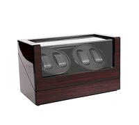 Spinner winding box Watch Winders - High End Wooden Automatic Rotating Watch Winder Double-head Four Epitope Watches Storage Box Display Holder Ultra Quiet Mechanical Watches Shaker Case Quiet and wel