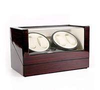 Spinner winding box Watch Winders - High End Wooden Automatic Rotating Watch Winder Double-head Four Epitope Watches Storage Box Display Holder Ultra Quiet Mechanical Watches Shaker Case Quiet and wel