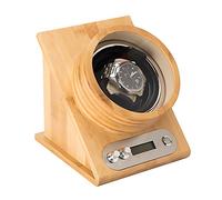 Spinner winding box Watch Winders - Inclined Single Watch Shaker Wooden Watch Storage Box Automatic Mechanical Watch Winding Device TPD Control Multi-gear Winder Quiet Motor Quiet and well operated