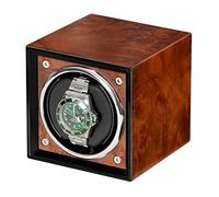Spinner winding box Watch Winders - Mini Single Watches Automatic Shaker Wooden Watch Storage Box Household Mechanical Watch Rotating Placer Winding Device Watch Display Organizer Quiet and well opera