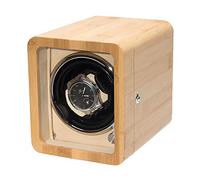 Spinner winding box Watch Winders - Single Automatic Mechanical Watch Shaker Wooden Quiet Motor Rotating Watch Device Dual-power Watch Winding Box with Access Control Storage Case Quiet and well opera