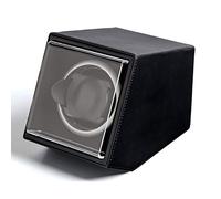 Spinner winding box Watch Winders - Single Watch Shaker Automatic Mechanical Watches Winding Device Watch Storage Display Box Watch Winder 5-gear Adjustment Household Quiet and well operated (Black Pu