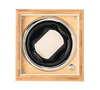 Spinner winding box Watch Winders - Single Watch Winding Box Automatic Watch Shaker Mechanical Watch Turntable Wooden Wobble Watch Device Storage Case Organizer 4-gears Adjustable Quiet and well opera