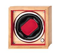 Spinner winding box Watch Winders - Single Watch Winding Box Automatic Watch Shaker Mechanical Watch Turntable Wooden Wobble Watch Device Storage Case Organizer 4-gears Adjustable Quiet and well opera