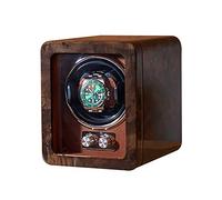 Spinner winding box Watch Winders - Watch Shaker Automatic Mechanical Watch Turntable Swinger Watch Storage Box Rotating Placer Piano Paint Watch Winding Box Household Quiet and well operated (Black C