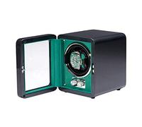 Spinner winding box Watch Winders - Watch Shaker Automatic Mechanical Watch Turntable Swinger Watch Storage Box Rotating Placer Piano Paint Watch Winding Box Household Quiet and well operated (Black C