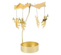 Spinning Angel Candle Holder: Rotary Angel Tealight Candle Holder Rotating Candlestick Holders for Christmas Birthday Wedding Holiday Party Home Decorations No