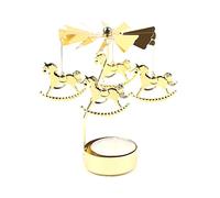 Spinning Candle Holders Carousel Rotating Tea Light Holder Candlestick for Christmas Wedding Decor candle holders tea light holders spinning candle holder metal candle stand
