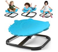 Spinning Chair for Autism, 360° Swivel Seat, Dinosaur Sensory Spinning Chair Toys for Autistic Children, Autism Sensory Equipment Toddler Sit and Spin Wobble chair sensory Balance Toys ADHD Chairs