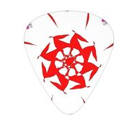 Spinning Flowers Multi-Thickness Guitar Pick Set 12 Pieces Clear Tone Comfortable Feel Strong Wear Resistance And Toughness Comes With Transparent Box