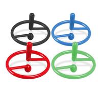 Spinning gyroscope Exclamation mark shaped plastic gyroscope Portable spinning gyroscope A small leisure toy to relieve work and life stress (4 colors)