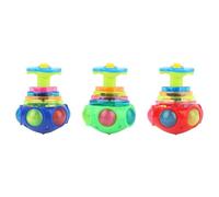 Spinning Gyroscope Light-Up UFO Spinner With Lights Music Easy to Use Party Gift Prize Classroom Reward Random Colors