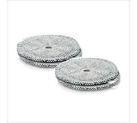 Bosch BHZUPAD1 Microfibre Mop Pads for Unlimited 7 Aqua Vacuum & Mop, 2 in 1 Cordless Vacuum Cleaner, Machine Washable, Grey