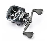 Spinning Reel 7kg Drag Hight Strength Baitcasting Reel 7.1:1 182g Long Casting Fsihing Low Profile Bait Cast Spinning Reel Handle(WOLF150 Left)