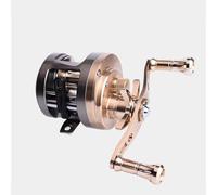 Spinning Reel Metal Round Baitcasting Right Hand High Ratio Saltwater Bait Cast Drum Fishing Reel Lure Spinning Reel Handle(100,Left Hand)