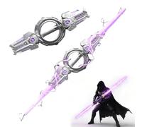 Spinning Sword Spark Sword Light up Blade with Spark Effects and Rotating Dual-Blade Design, 7 Colors Expandable Light Swords Toys with Fx Sound(Motion Sensitive) and Realistic Handle(#C)