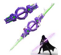Spinning Sword Spark Sword Light up Blade with Spark Effects and Rotating Dual-Blade Design, 7 Colors Expandable Light Swords Toys with Fx Sound(Motion Sensitive) and Realistic Handle(#D)