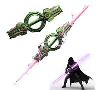 Spinning Sword Spark Sword Light up Blade with Spark Effects and Rotating Dual-Blade Design, 7 Colors Expandable Light Swords Toys with Fx Sound(Motion Sensitive) and Realistic Handle(#E)