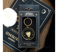 Spinning Talking Board Planchette Keyring - Mystical Gold Charm