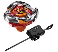 Spinning top deluxe set, Includes String Launcher & Right-Spin Top, Spinning Battle Toy for 8+ Year Old Kids, Boys and Girls, High-Speed Action & Epic Battles (Red)