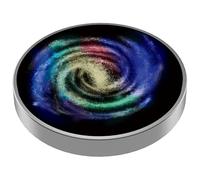 Spinning Top Starry Mini Luminous Stainless Steel Stress Relief Spin Top Polished Portable Spinning Tops For Adults Kids Birthday Gift Style2