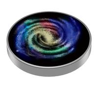 Spinning Top Starry Mini Luminous Stainless Steel Stress Relief Spin Top Polished Portable Spinning Tops for Adults Kids Birthday Gift, Style2