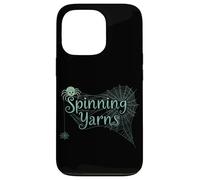Spinning Yarns Web Spider with Cute Face Case for iPhone 13 Pro