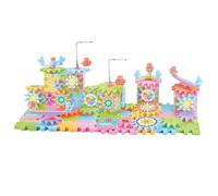 SpinńingGear Set - Electric Gear Building Block | SpinńingGears Puzzle, Educational Builder Construction Set, Interlocking Educational Block For Preschool Interactive Learning, Ages 3+, Boys