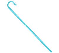 Spinosaurus 45" Shepherd's Staff Shepherd Crook Halloween Shepherd Nativity Costume Accessories Plastic Shepherd's Stick Blue Dress Up Cane Prop