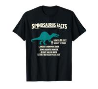 Spinosaurus Facts Dinosaur Learning Science T-Shirt