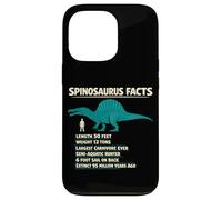 Spinosaurus Facts Dinosaur Paleontology Graphic Case for iPhone 13 Pro