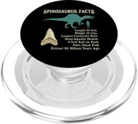 Spinosaurus Facts Largest Carnivore Dinosaur PopSockets PopGrip for MagSafe