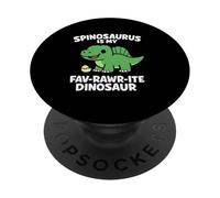 Spinosaurus Is My Fav-Rawr-Ite Dinosaur PopSockets Adhesive PopGrip