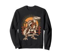 Spinosaurus Mirabilis Cowboy Dinosaur And Moon Meme Sweatshirt