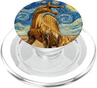 Spinosaurus Mirabilis Dinosaur Dino Van Gogh Style PopSockets PopGrip for MagSafe