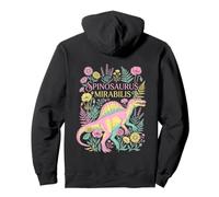 Spinosaurus Mirabilis Floral Dinosaur Botanical Aesthetic Pullover Hoodie