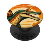 Spinosaurus Mirabilis Retro Dinosaur Vintage Prehistoric PopSockets Adhesive PopGrip