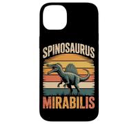 Spinosaurus Mirabilis Retro Sunset Dinosaur Paleontology Case for iPhone 14 Plus