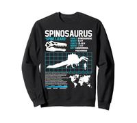 Spinosaurus Paleontology Fact Dinosaur Prehistoric Fossils Sweatshirt