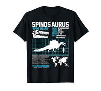 Spinosaurus Paleontology Fact Dinosaur Prehistoric Fossils T-Shirt