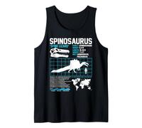 Spinosaurus Paleontology Fact Dinosaur Prehistoric Fossils Tank Top